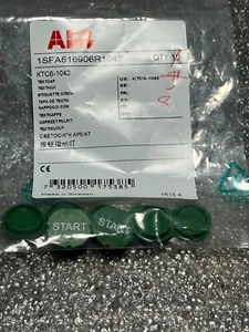LOT OF 8 GREEN TEXT CAP ABB 1SFA616906R1042 - Picture 1 of 2