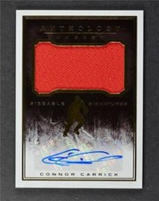 2015-16 Panini Anthology Sizeable Signatures #33 Connor Carrick Auto Jersey /299