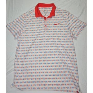 Nike Dri-FIT Polo Shirt Geometric Striped Collared Golf Men's S - Bild 1 von 9