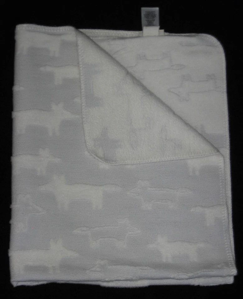 Manta bebé Pottery Barn Kids Fox 2018 difusa rara Foto 1 de 4