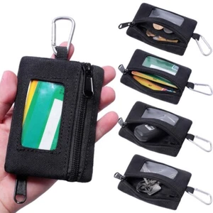 Tactical Mini Wallet Card Bag Small Pocket Key Pouch Men Portable EDC Waist Bag - Picture 1 of 11