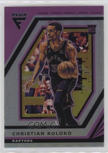 2022-23 Panini Flux Rookies Silver Prizm Christian Koloko #241 Rookie RC