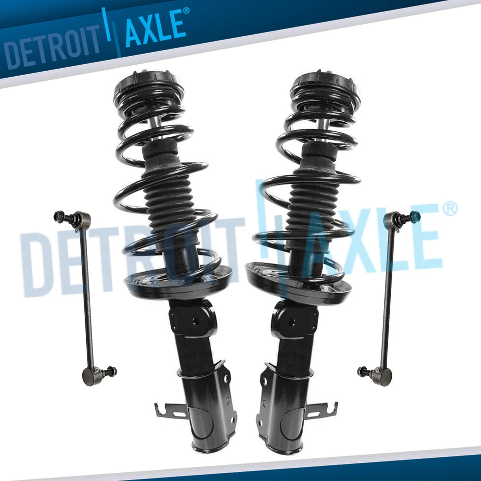 Front Struts w/ Coil Spring Assembly Sway Bars Kit for 2012-2015 Chevrolet Volt - Image 1 of 4