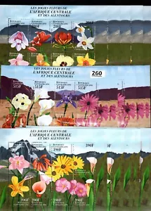 NV 5X CENTRAL AFRICA - MNH - NATURE - FLOWERS - ORCHIDS - FLORA - Picture 1 of 1