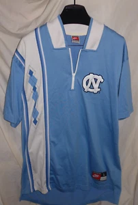 Maglia maglietta vintage Nike North Carolina Tar Heels UNC basket riscaldamento tiro L - Foto 1 di 4