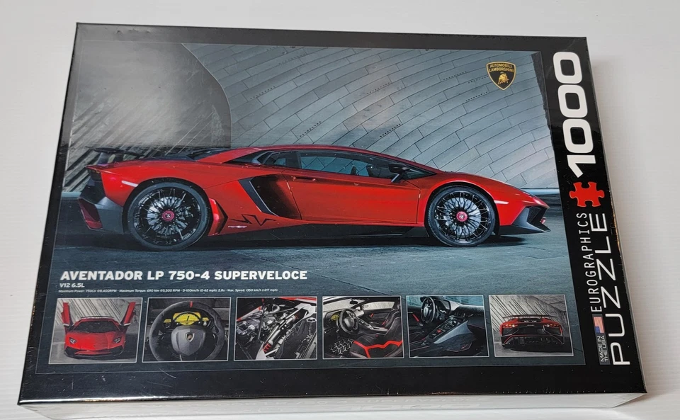 Rompecabezas Eurographics Lamborghini Aventador LP 750-4 Superveloce 1000 piezas Foto 1 de 4