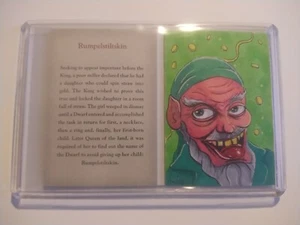 2019 UD Goodwin Champions Grimm's Fairy Tales Sketch 1/1 Rumpelstiltskin 💎💎💎 - Picture 1 of 2