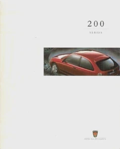 Rover 200-Series Hatchback 1995-96 UK Market Launch Foldout Sales Brochure - Picture 1 of 2