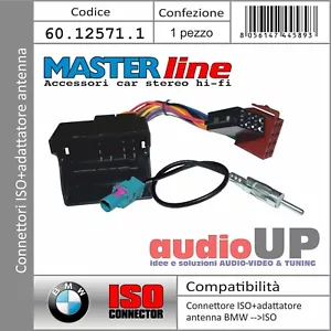 CONNETTORE RADIO ORIGINALE->ISO + ADATTATORE ANTENNA FAKRA BMW SERIE 3 E90 2005> - Bild 1 von 3