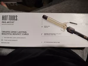 Hot Tools 1181 1" 24K Gold Curling Iron - Picture 1 of 4