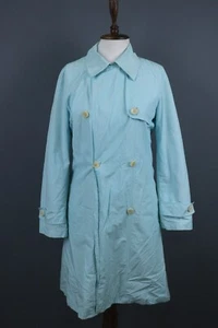 WEEKEND MAX MARA Blue Double Breasted Coat Jacket Size 8 - Picture 1 of 23