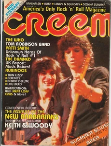 Creem Magazine August 1979 Rolling Stones RUSH Van Halen Who Patti Smith Damned - Picture 1 of 2