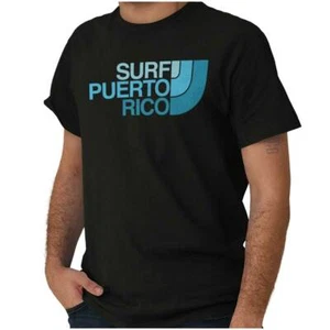 Surf Puerto Rico Country Pride Island PR Womens or Mens Crewneck T Shirt Tee - Picture 1 of 8