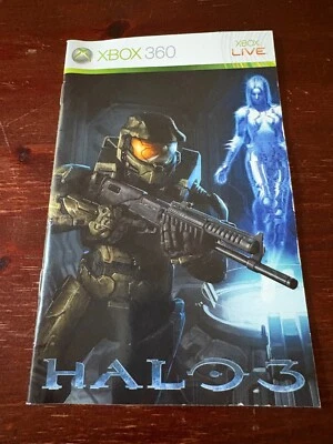 Halo 3 Manual For XBOX 360. Good Condition. **Manual Only. No Game** - Image 1 of 3