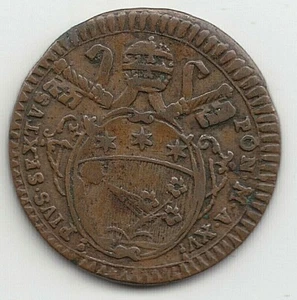 OO142-PIO Vi-Mezzo B Römer Jahr XVI 1789/90 - Bild 1 von 2