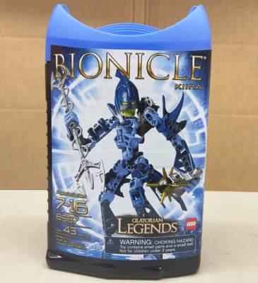 LEGO Bionicle 8987 Kiina ¡NUEVO! RARO! Pez de agua azul Glatorian Legends Thornax Foto 1 de 4