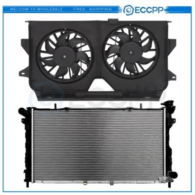 Electric Radiator Cooling Fan Kit For 2005 2006 2007 Chrysler Town & Country — 第 1/4 张图片