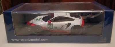 PORSCHE 911 RSR GT LeMans 2017 Spark 1/43 S5833 Lietz Makowiecki Pilet - Immagine 1 di 2