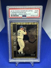 2018 Donruss Optic Kershaw Nolan Ryan Looking Back Gold Vinyl 1 Of 1 1/1 Dodgers