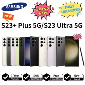 NEW SEALED SAMSUNG GALAXY S23+ PLUS 5G/S23 ULTRA 256/512GB GSM+CDMA UNLOCKED - Picture 1 of 13
