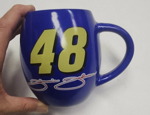 #48 Jimmie Johnson 2006 Palmer Advertising Nascar Blue Gift Coffee Mug 8oz Cover