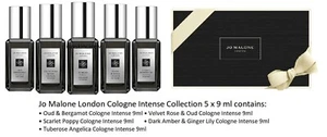 Jo Malone London Cologne Intense Collection - 9 ml x 5 - New - Picture 1 of 1