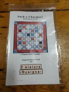 ¡Tan encantador! Paquete de 5 dijes piezas de diseño de hermanas patrón de edredón envío gratuito - Imagen 1 de 2