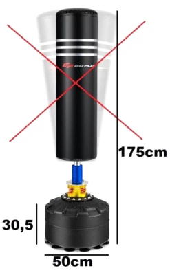 Costway KITOPA Standfuß Ständer für Kickboxsack Standboxsack unvollständig - Bild 1 von 4