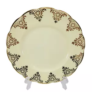 Platillo Royal Albert Amarillo Con Borde Decorativo Dorado Inglaterra, China de Hueso 7" - Imagen 1 de 8