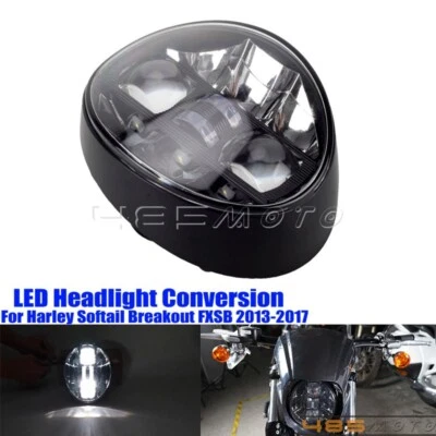 Kit de conversión de faros LED para Harley Davidson Softail Breakout FXSB 2013-2017 Foto 1 de 4