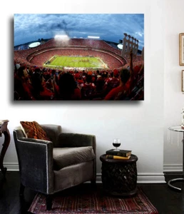 Kansas City Chiefs MAN CAVE PANORAMIC Arrowhead Stadium Canvas/Glossy Pick Size - Picture 1 of 4