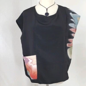 Handmade Pure Silk Kimono Blouse - Unique Vintage Design, Traditional Japanese - Picture 1 of 8