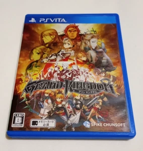 Grand Kingdom PS Vita Japan Import USED PlayStation PSV Spike Chunsoft グランキングダム - Picture 1 of 6