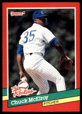 1991 Donruss The Rookies Chuck McElroy Baseball Cards #49 - Image 1 of 2