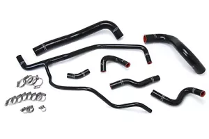 HPS Black Charger Silicone Radiator + Heater Hose Kit Coolant OEM 57-1583-BLK - Picture 1 of 4