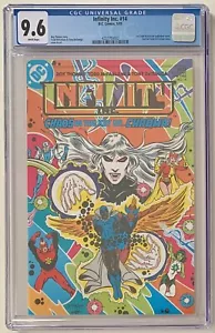 Infinity Inc 14 CGC 9.6 WP - 1° Copertina Pubblicata Todd McFarlane - DC Comics 1985 - Foto 1 di 3