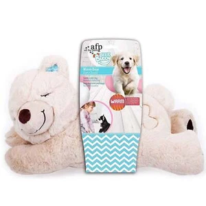 Puppy Warm Toy Bear Dog Heat Pack Comfort Plush Soft Toys Feeling Sleep Aid AFP - Picture 1 of 5
