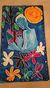 Leinwandbild "Seelenhüterin #10" von Marjorie Mitcham - Bild 1 von 4