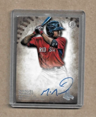 Manuel Margot 2015 Bowman Inception - карточка с автографом --PA-MM / Boston Red Sox - Изображение 1 из 2
