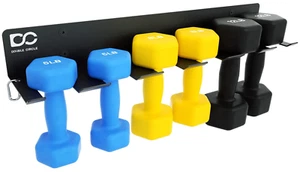Double Circle Dumbbells Rack Home Gym Storage (Rack Only) - Picture 1 of 7