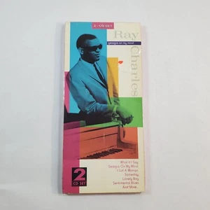 Ray Charles Georgia On My Mind & Rockin' Chair Blues 2 CD Set New Sealed 2004 - Imagen 1 de 6