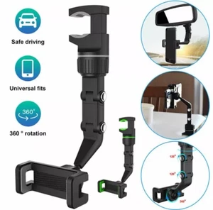 360° Car Rearview Mirror Table Mount Holder Cradle for Cell Phone GPS Universal - Picture 1 of 10