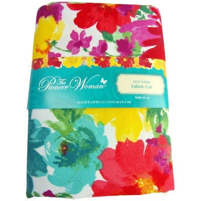 Pioneer Woman BREEZY BLOSSOM Fabric Cut 1 Yard Quilting Sewing 100% Cotton - Image 1 of 4