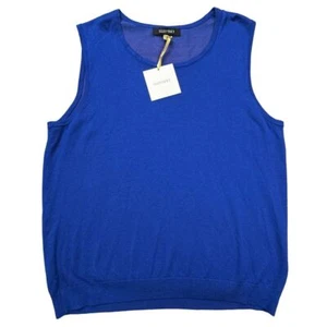 Ellen Tracy BRAND NEW Women's Sleeveless Blouse Size XL Blue - Picture 1 of 7