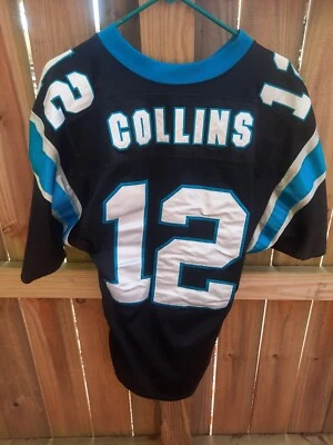 Camiseta deportiva vintage de los Estados Unidos Wilson NFL Carolina Panthers Kerry Collins 12 para hombre 46 cosida Foto 1 de 4