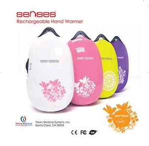 Senses Rechargeable Portable/Handheld Easy to Use Electric Hand Warmer - Picture 1 of 16