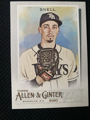2020 Topps Allen & Ginter's - Blake Snell #299📈🔥🏀 - Image 1 of 2