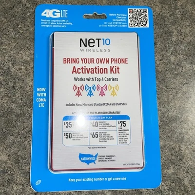 Simple Mobile Net10 Bring Your Own Phone Activation Kit Most Networks/Sim Sizes - Image 1 of 4