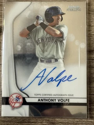 2020 Bowman Sterling - Prospect Autographs Anthony Volpe #BSPA-AV (AU, RC) - Image 1 of 4