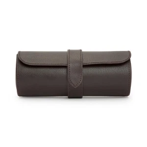 WOLF Blake Reloj Rollo con Cápsula, Marrón - Soporta Hasta Tres Relojes - Suave... - Imagen 1 de 6